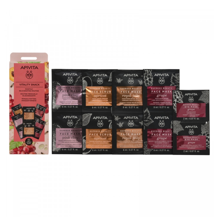 Apivita Promo Vitality maske 4+1
