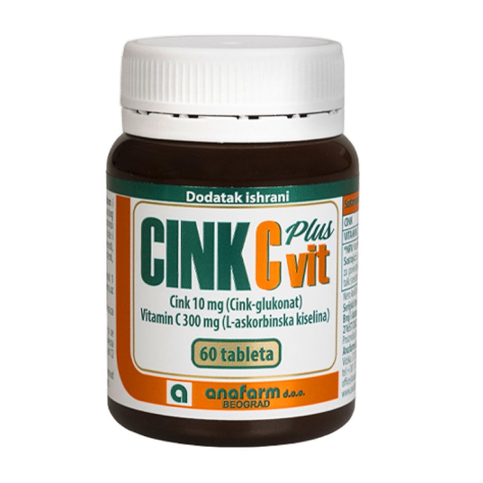 CINK +C VIT PLUS A60 TBL. ANAFARM