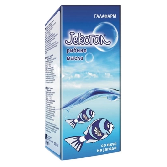 GALA Jekogal Riblje ulje ukus jagode 100mL
