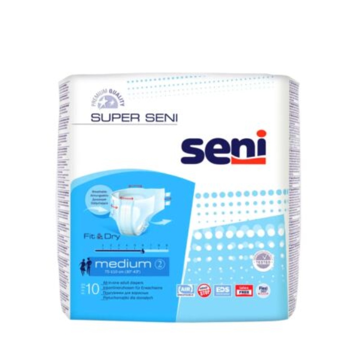 Seni Super M (2) pelene, 10 kom.