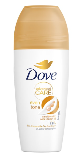 Dove Even Tone Sensitive Skin dezodorans roll-on, 50 ml