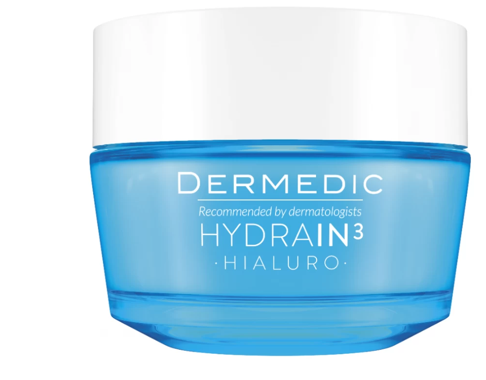 Dermedic Hydrain 3 Hialuro hidratantna krema dan SPF 15