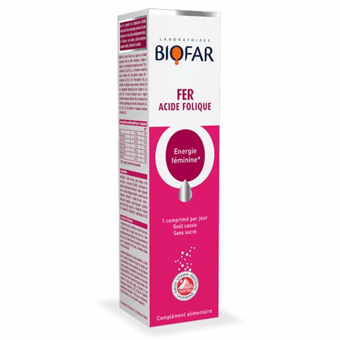 BIOFAR efervete FER acide Folique a'20