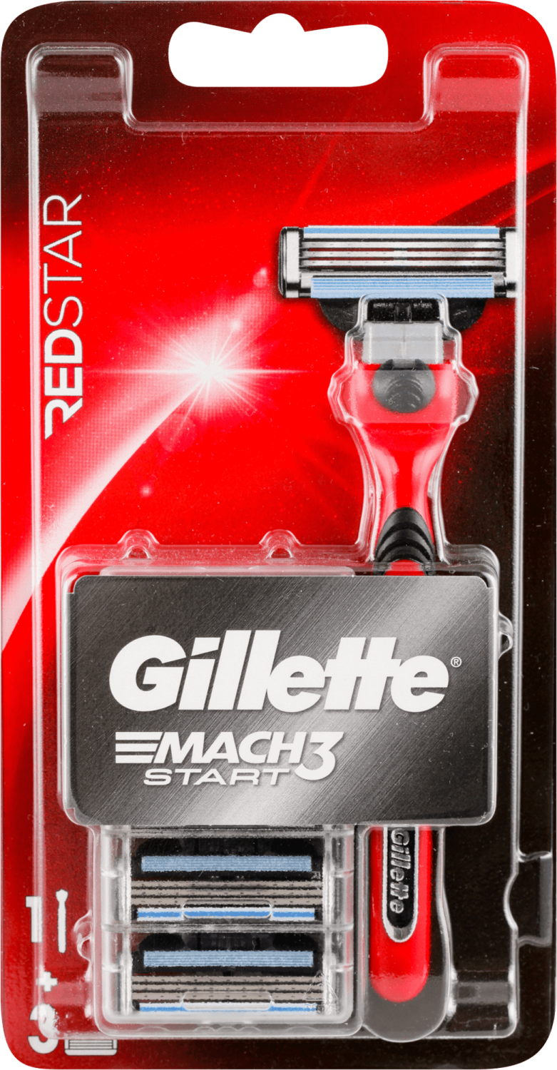GILLETT Mach 3 start H+3 Red