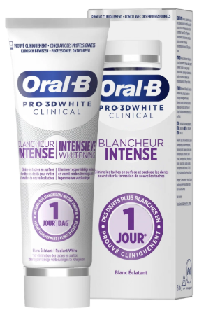 Oral B Pasta Pro Clinical Whitening, 75 ml