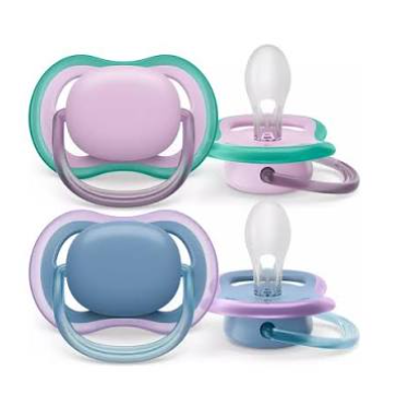 AVENT VAR. ULTRA AIR 6-18M PLAVA/PINK 2KOM
