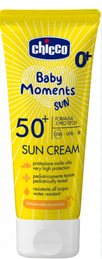 Chicco sunčanje krema SPF 50 + 75 ml L 9161 bez parabena