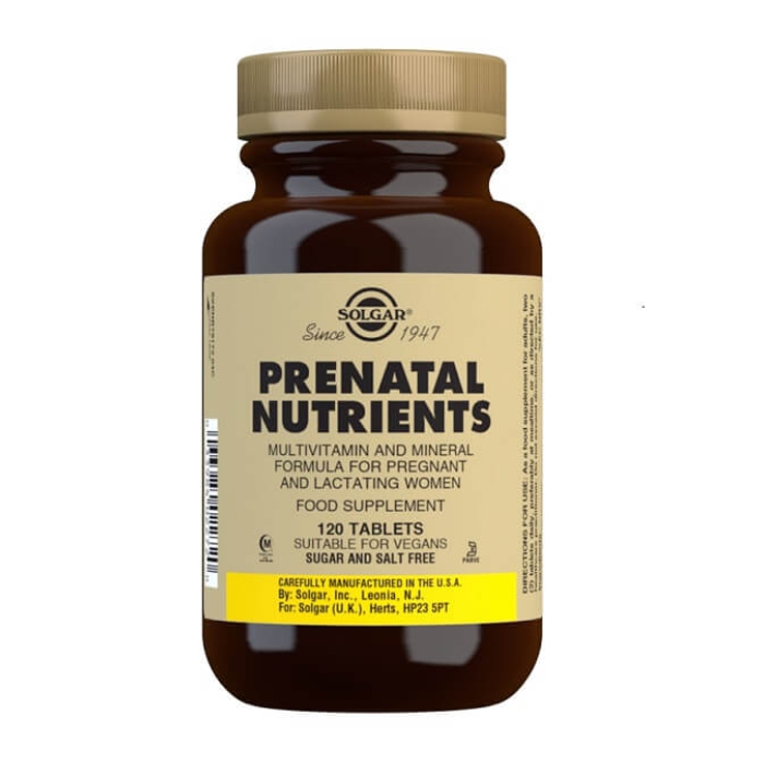 SOLGAR PRENATAL NUTRIENTS tabl. a'120