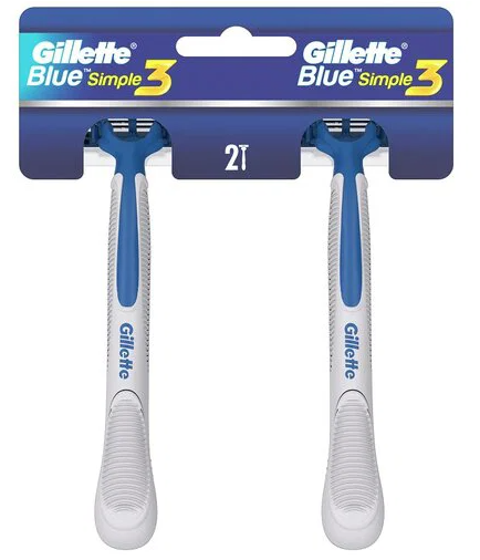 Gillette Blue Simple, 2 komada