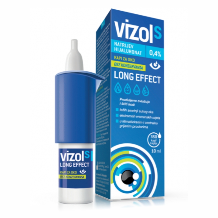 VIZOL S veštačke suze u kapima 0,4% 10mL