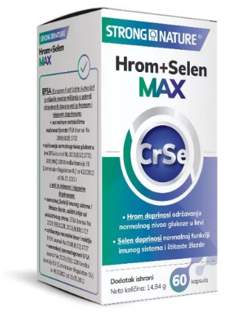 Strong Nature Hrom+Selen MAX 60kapsula