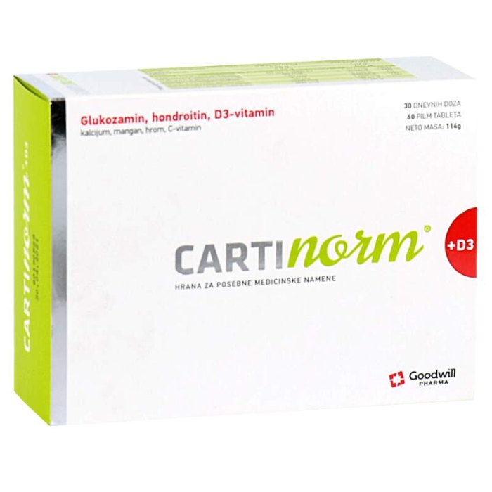 Cartinorm + D3, 60 film tableta