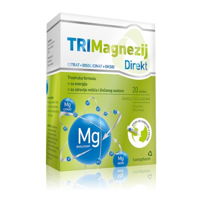 Trimagnezij Direct, 20 Kesica