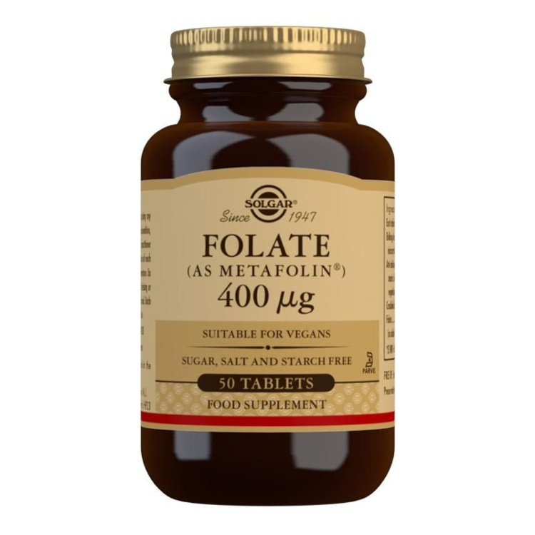 SOLGAR FOLAT TBL 50X400MCG