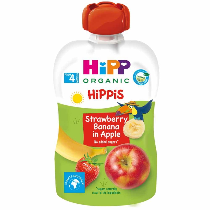 HIPP Zabava Jagoda, banana, jabuka 100g